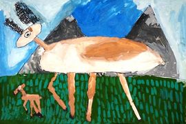 Антюфеев Дмитрий, 6 лет, Северный олень, б., смеш. тех., ВОДХГ, г. Волгоград