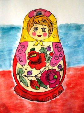 ПОЛХОВ-МАЙДАНСКАЯ МАТРЕШКА Нижегородской области. Кильдюшова Дарья, 7 лет. Нижегородская обл., р.п.Пильна