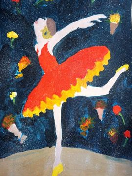 Куц Ангелина, 8 лет, Балет, б.,гуашь, ВОДХГ, Волгоград