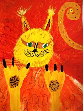 Смирнов Арсений, 7 лет, Солнечный лев, б., смеш. тех., ВОДХГ, Волгоград