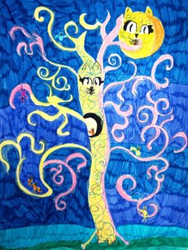 Цымлова Ксения, 10 лет, Котодерево, б., флом., ДШИ, Камышин