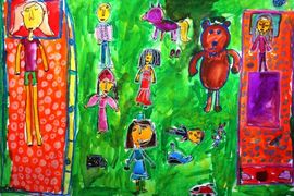 Чепусова София, 7 лет, б., смеш.техн., ВОДХГ, Волгоград