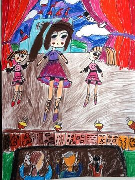 Черкашина Елизавета, 8 лет, Выступление, б., смеш.техн., ВОДХГ, Волгоград