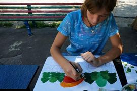 Северюхина Ксения 13 лет, Закат.Пейзаж